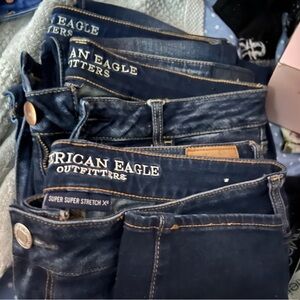 Bundle of 3 American Eagle jeans.